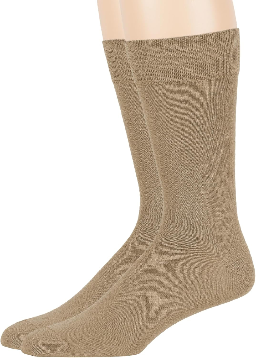 Men'S Dress Socks Cotton-6 Pack-Xl-L-Big Tall-Brown Beige Blue Black Grey Khaki