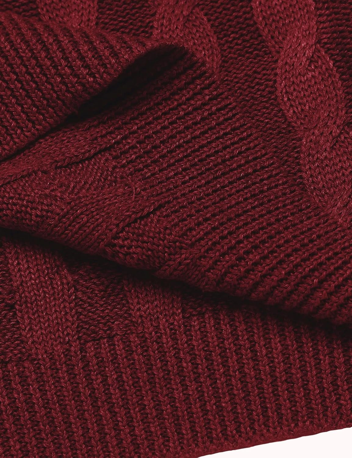 Men'S Shawl Collar Pullover Sweater Slim Fit Casual Button Cable Knit Sweaters