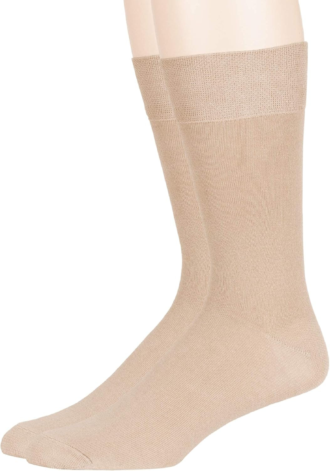 Men'S Dress Socks Cotton-6 Pack-Xl-L-Big Tall-Brown Beige Blue Black Grey Khaki