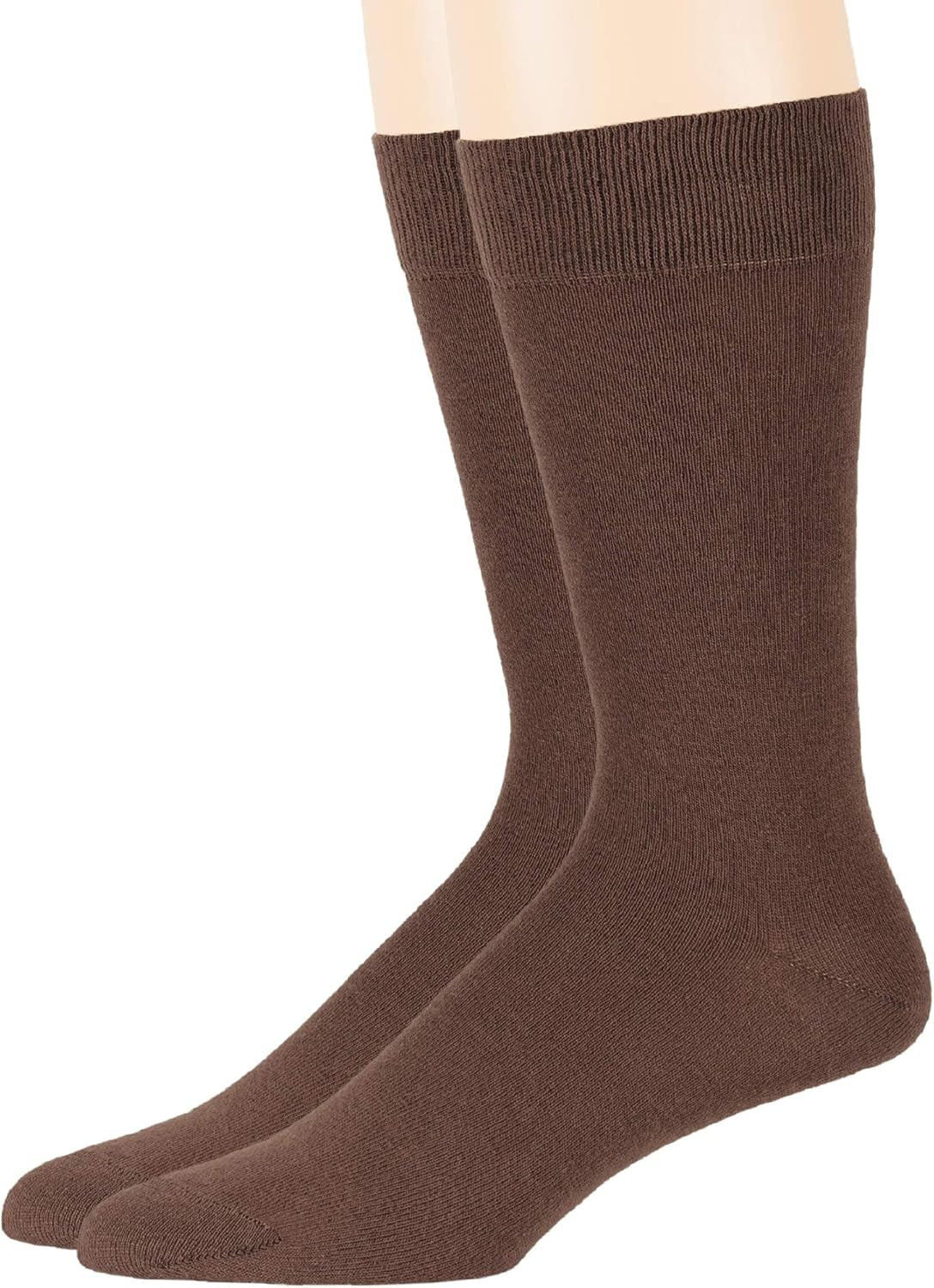 Men'S Dress Socks Cotton-6 Pack-Xl-L-Big Tall-Brown Beige Blue Black Grey Khaki