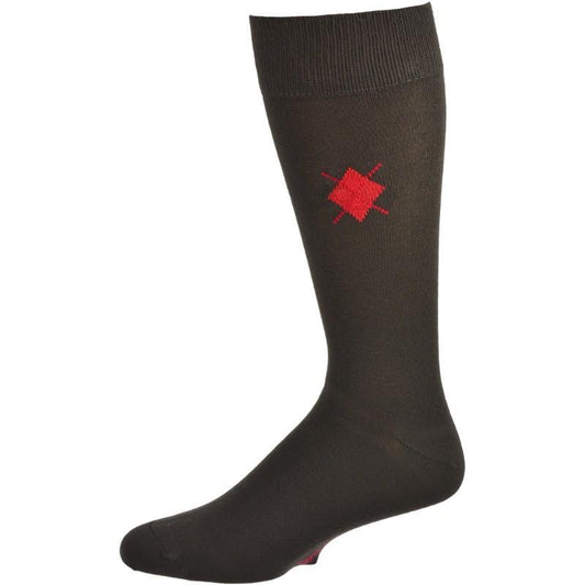 Men's Argyle Crew Socks